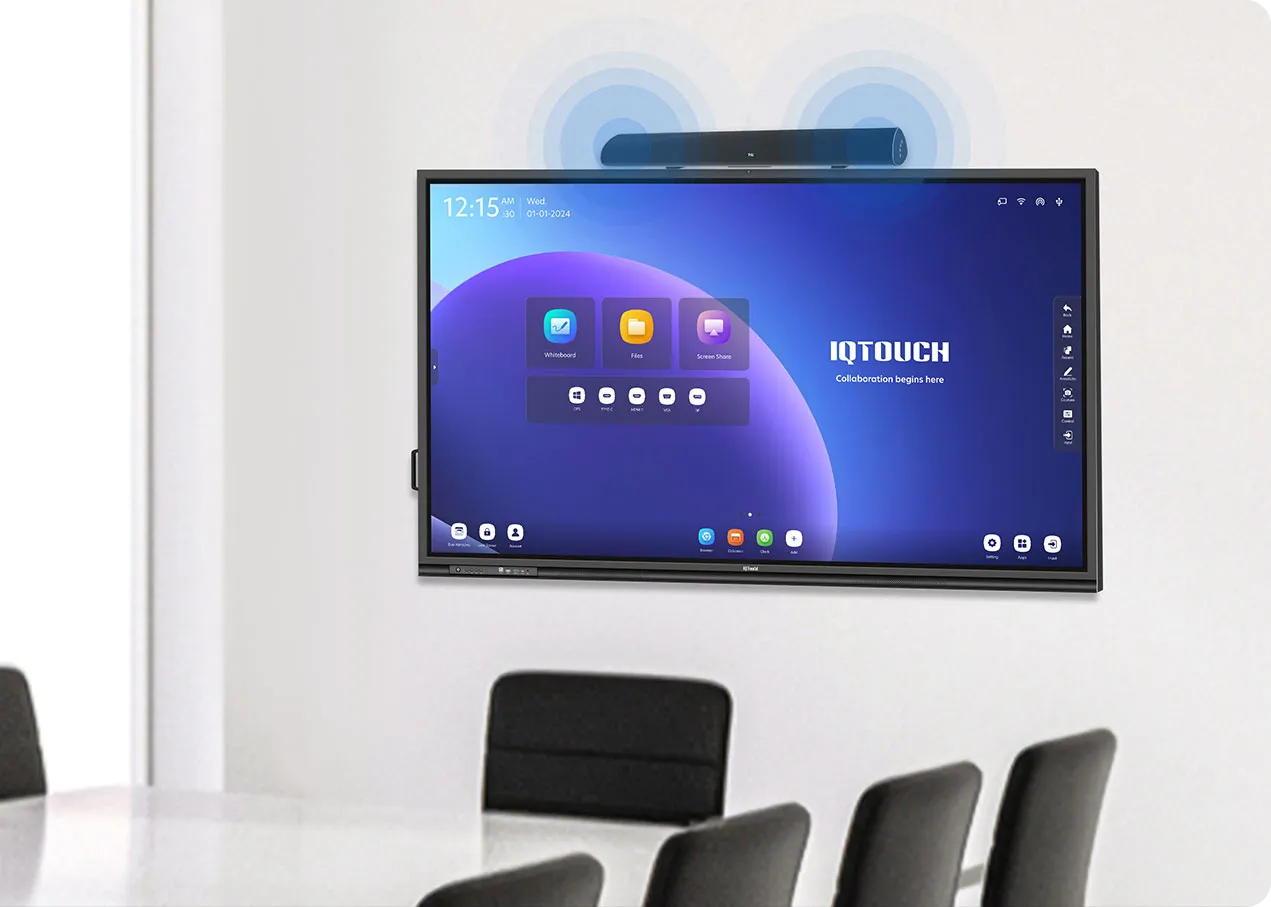 IQTouch and IQSound provides perfect theater sound performance for conference room